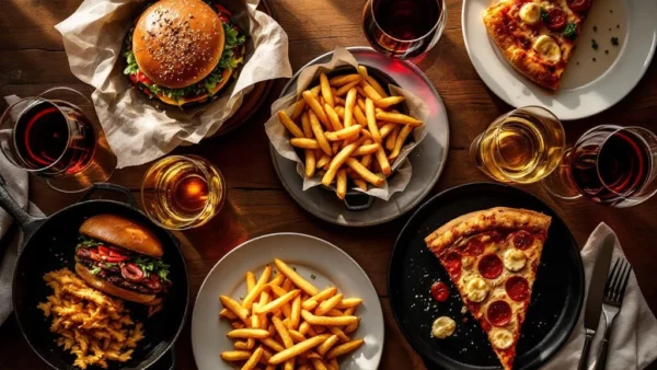 Hoe wijn te combineren met fastfood voor een gastronomische ervaring